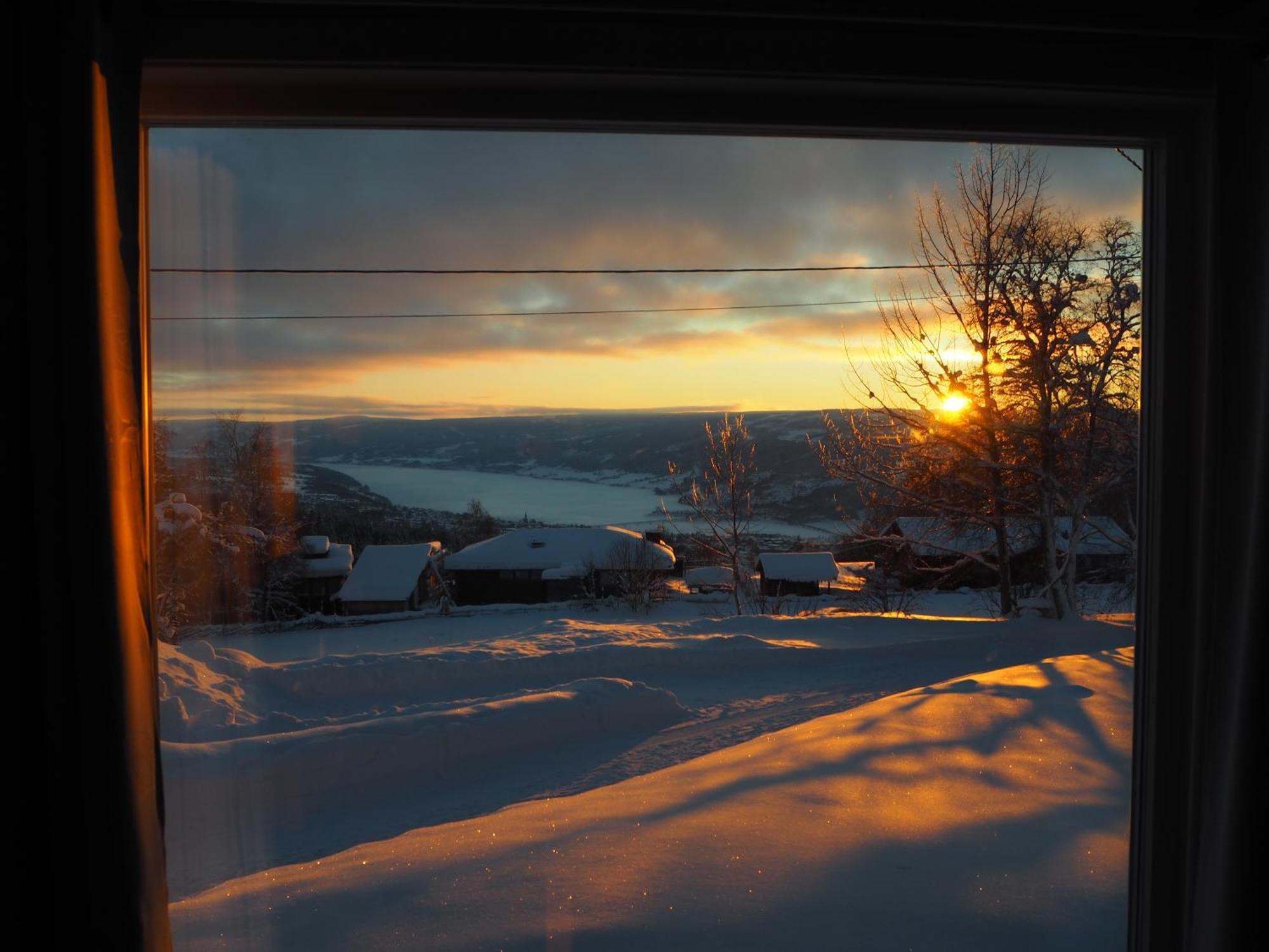 Cabin With Great View Close To Town And Ski Area Lillehammer Bagian luar foto