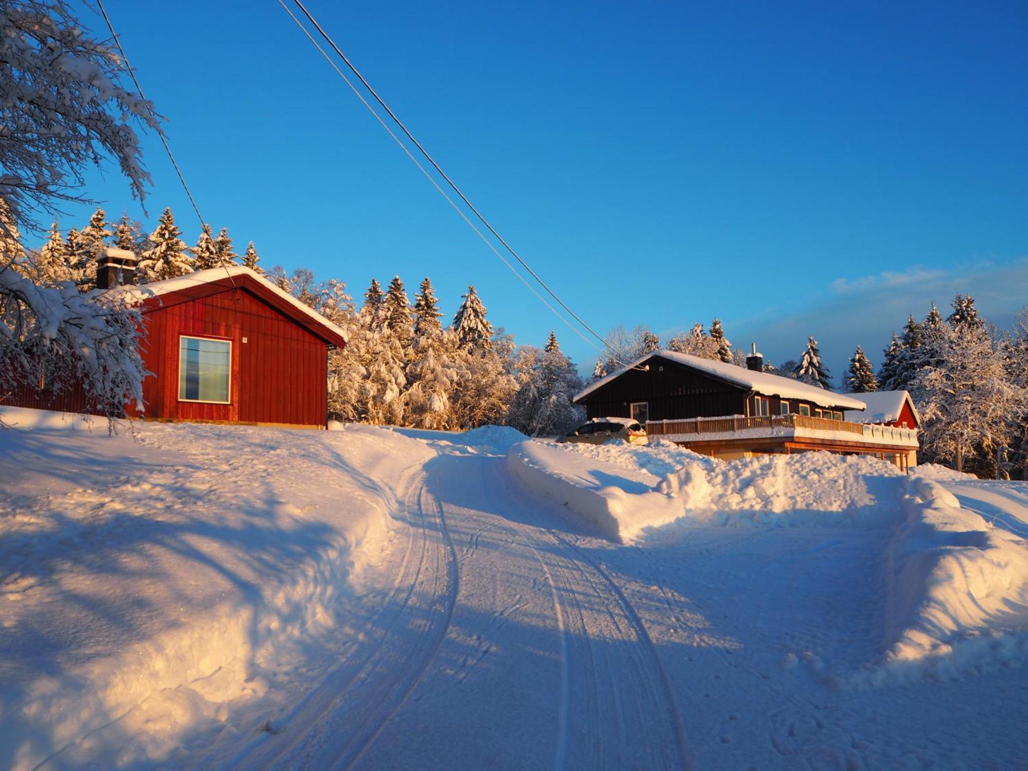 Cabin With Great View Close To Town And Ski Area Lillehammer Bagian luar foto