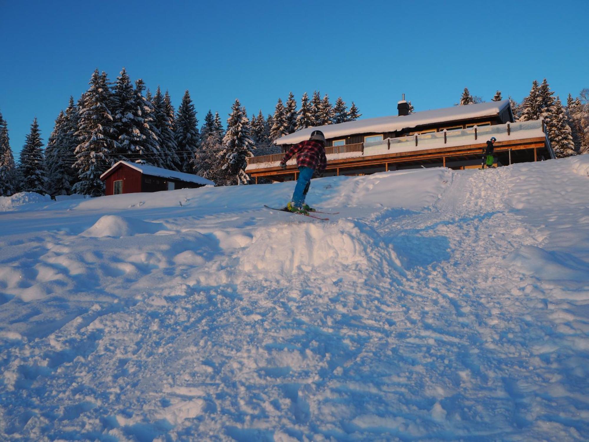 Cabin With Great View Close To Town And Ski Area Lillehammer Bagian luar foto