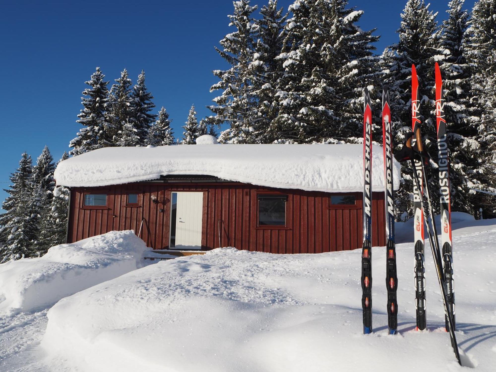 Cabin With Great View Close To Town And Ski Area Lillehammer Bagian luar foto
